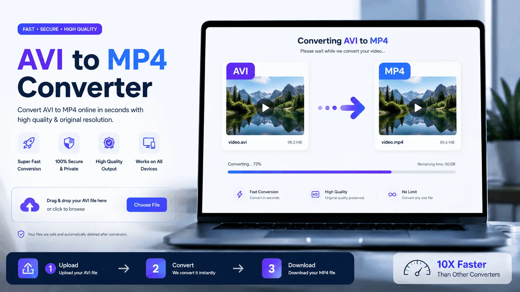AVI to MP4 converter image
