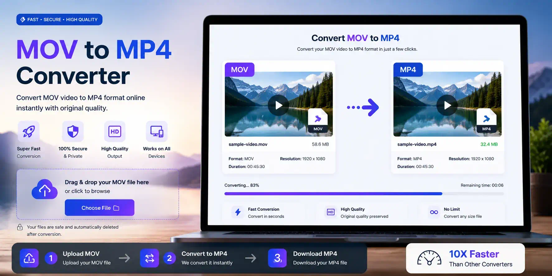 MOV to MP4 converter image
