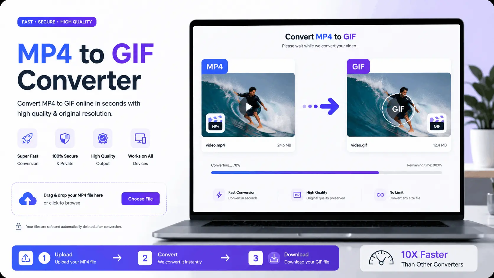 MP4 to GIF converter image