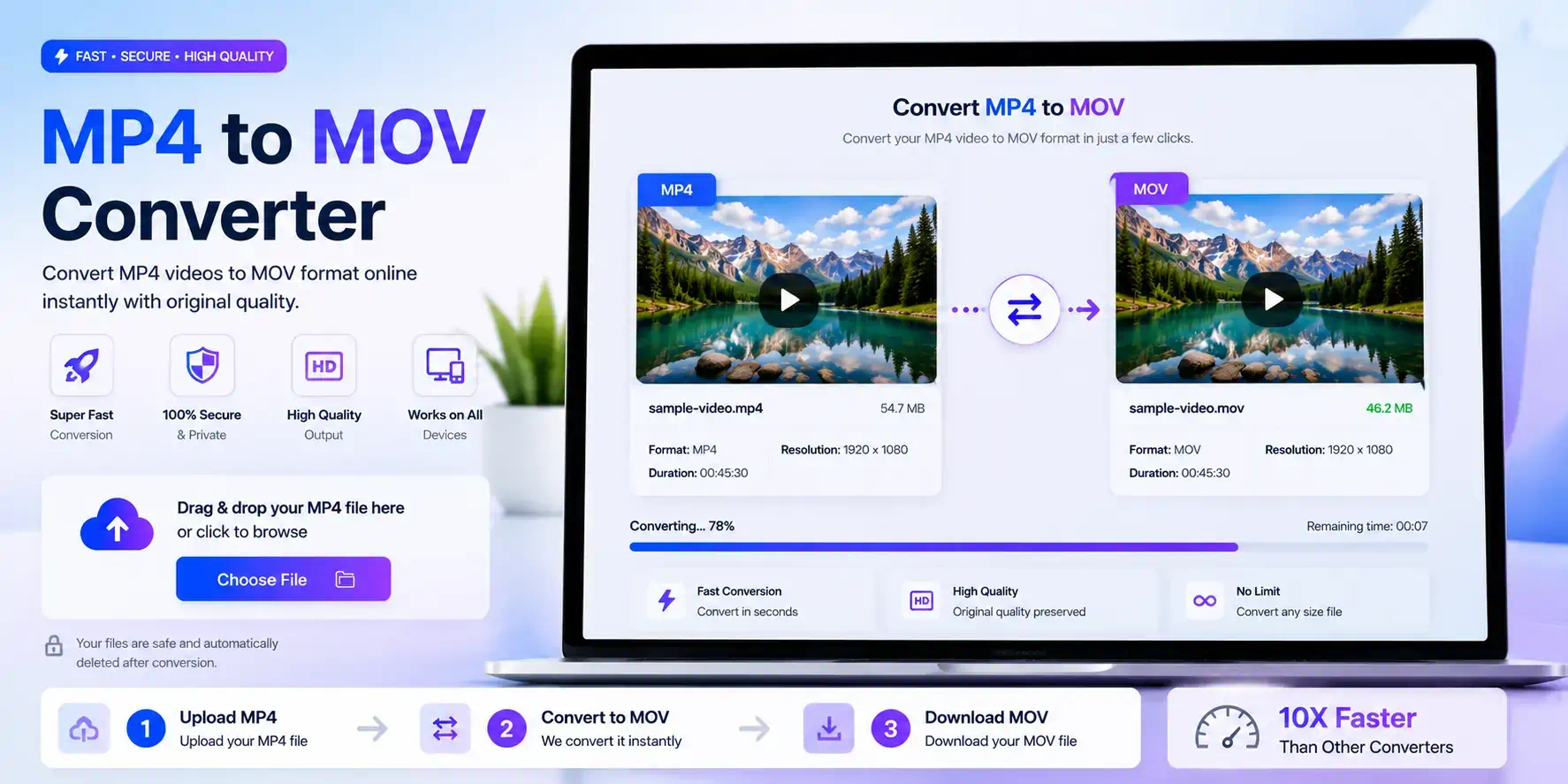 MP4 to MOV converter image