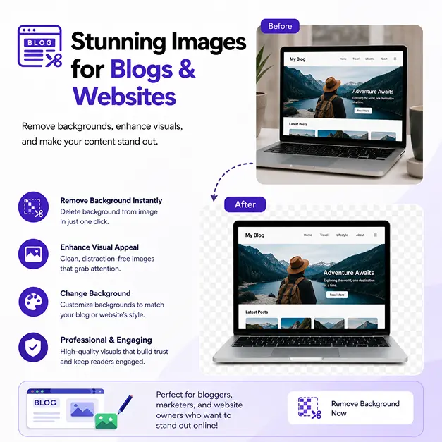 Remove background in Blogs and Articles